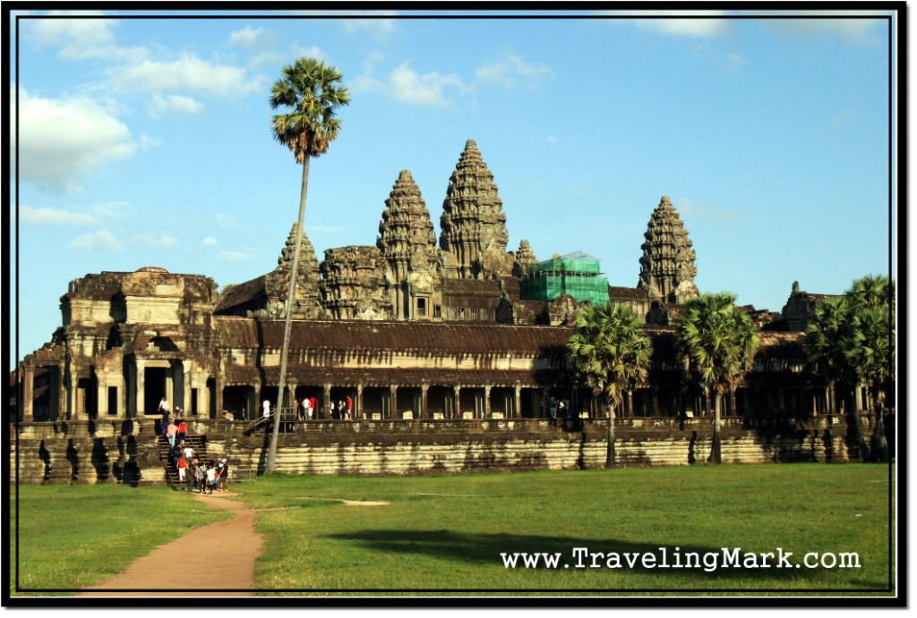 Photo: View of Angkor Wat from the North West Corner of the Ancient City