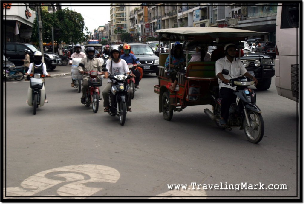 Photo: Traffic on Cambodian Roads is Out of Control and Very Dangerous