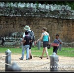 Photo: Touts Pestering Tourists at One of Angkor Archaeological Park Temples