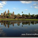 Photo: Wide Angle Picture of Angkor Wat with the Reflection in the North Pool