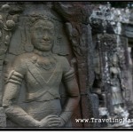 Photo: Bas Reliefs Containing Apsaras on the Walls of Banteay Kdei