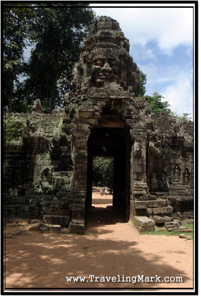 Photo: Eastern Gopura with the Tower of Four Faces