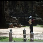 Photo: Avid Photographer at East Gopura of Banteay Kdei Temple