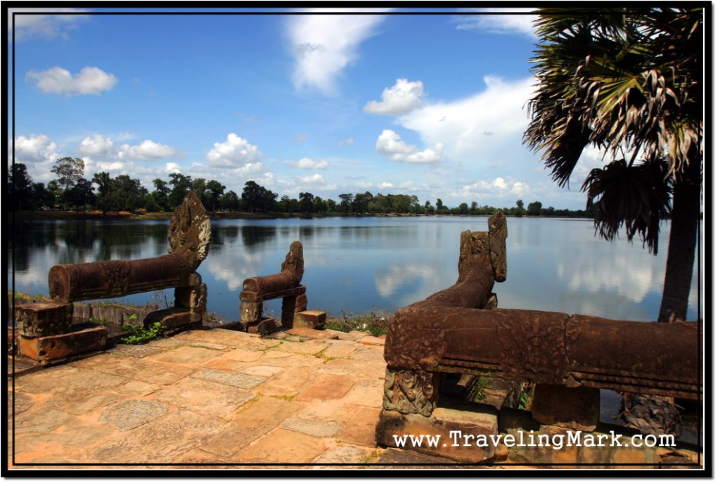 Photo: Sras Srang Water Reservoir at Angkor, Cambodia