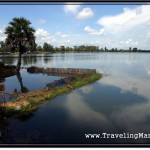 Photo: View of Sras Srang from the West Bank with Sky Reflection on the Surface