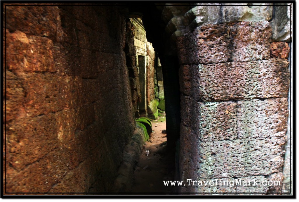 Photo: Ta Prohm Narrow Inside Passage