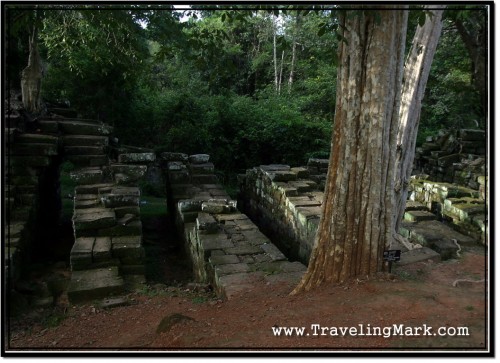 Photo: Remains of Spean Thma, Angkor, Cambodia
