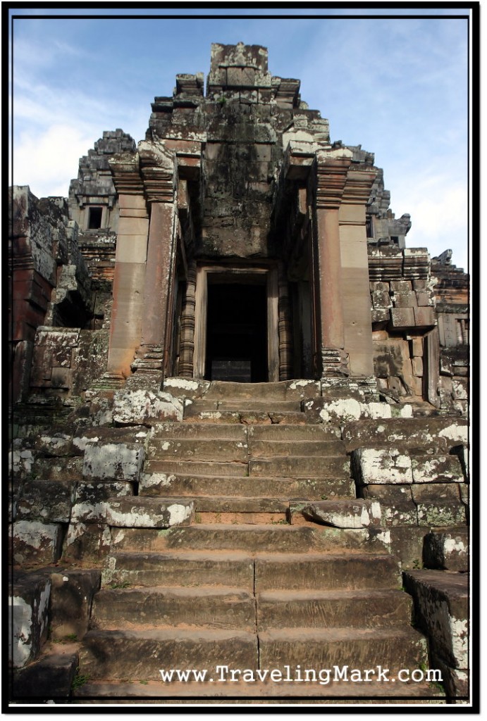 Photo: Steep Stairs Leading to a Ta Keo Tower