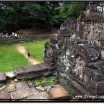 Photo: Cambodian Family Picnicking at the Neak Pean Temple Sent a Boy to Bother Me Out of Money