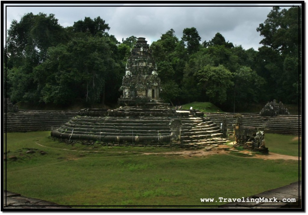 Photo: Statue of Balaha Horse at Neak Pean, a Symbol of Drowning Prevention