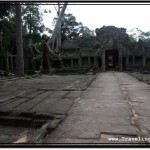 Photo: Preah Khan Courtyard with Gopura in the Inner Enclosure in the Background