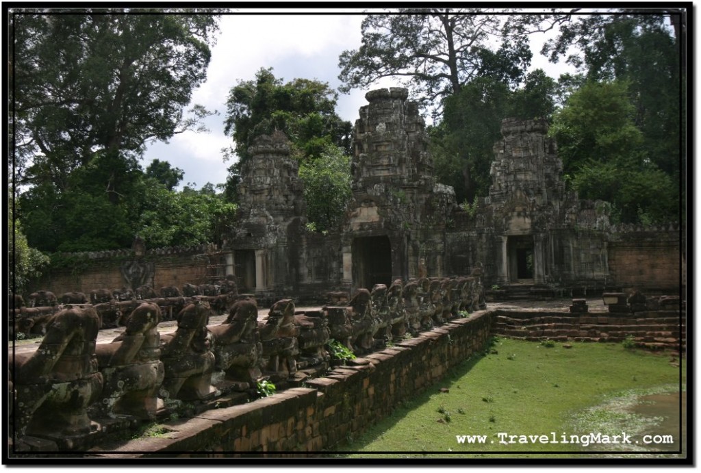 Photo: Main Gopura of the Preah Khan Temple Through Where Most Visitors Gain Entrance