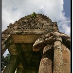 Photo: Stone Guardian at the South Entrance to Preah Khan, Angkor, Cambodia