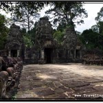 Photo: Entrance Gate to the Preah Khan Temple Where Fake Orphanage Kids Tried to Steal My Bike