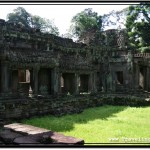 Photo: Ancient Rocks Tumbling Down Over Enclosed Passages of Preah Khan, Angkor