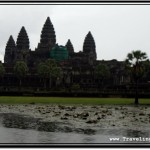 Photo: Heavy Rain at Angkor Wat Just Before the Night