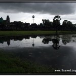 Photo: Rain Cloud Rolling Over Angkor Wat at Dawn