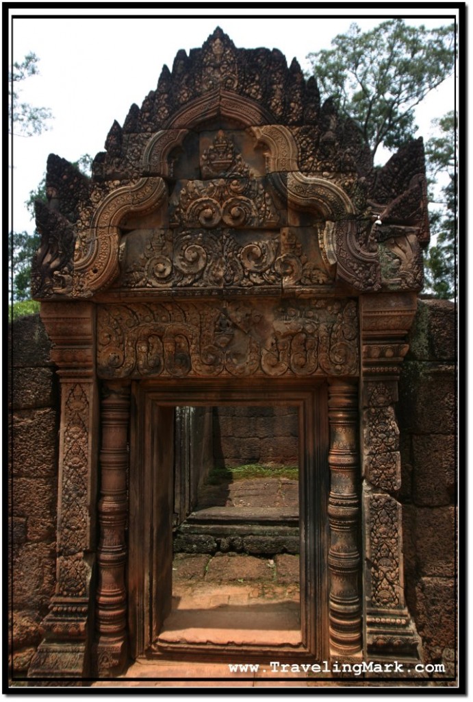 Photo: Restored Gopura Affording Access to Banteay Srei