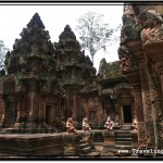 Photo: Compared to the Rest of Angkor Temples, Central Sanctuary of Banteay Srei is Small