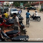 Photo: Cambodia - Motorcycle is More Dangerous so Bicyclist Will Be Cut Off