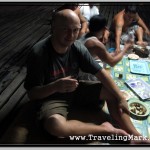 Photo: Having a Well Deserved Drink With Tribal Iban People from with Whom I Stayed in Niah Rainforest in Malaysian Borneo