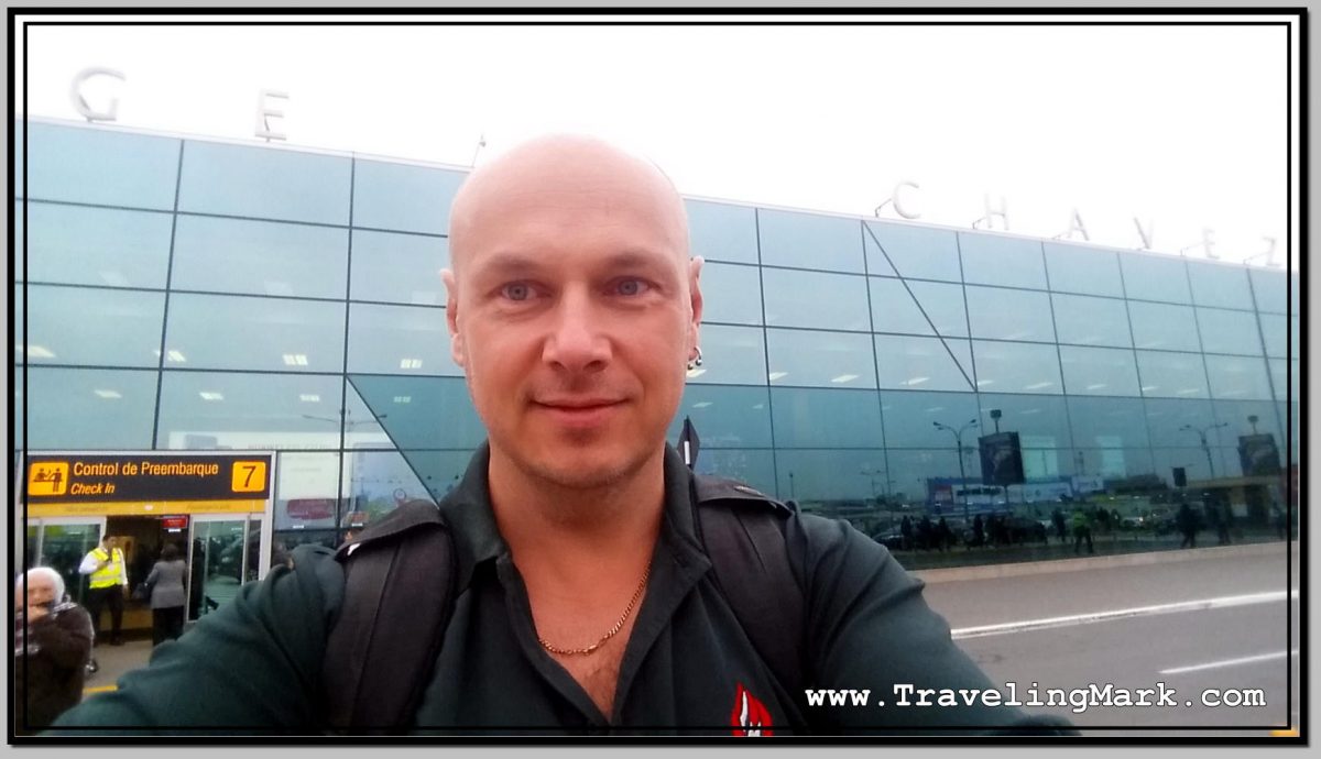 Looking Extra Tired After Landing at Jorge Chávez International Airport in Lima, Peru