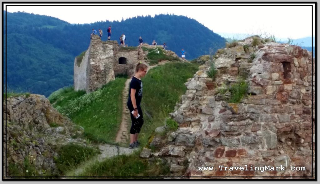 Ruins of Kamenica Castle in Eastern Slovakia (Kammenicky Hrad)