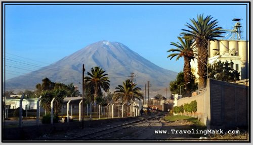 Photo: Misti Mountain Towering Over Arequipa