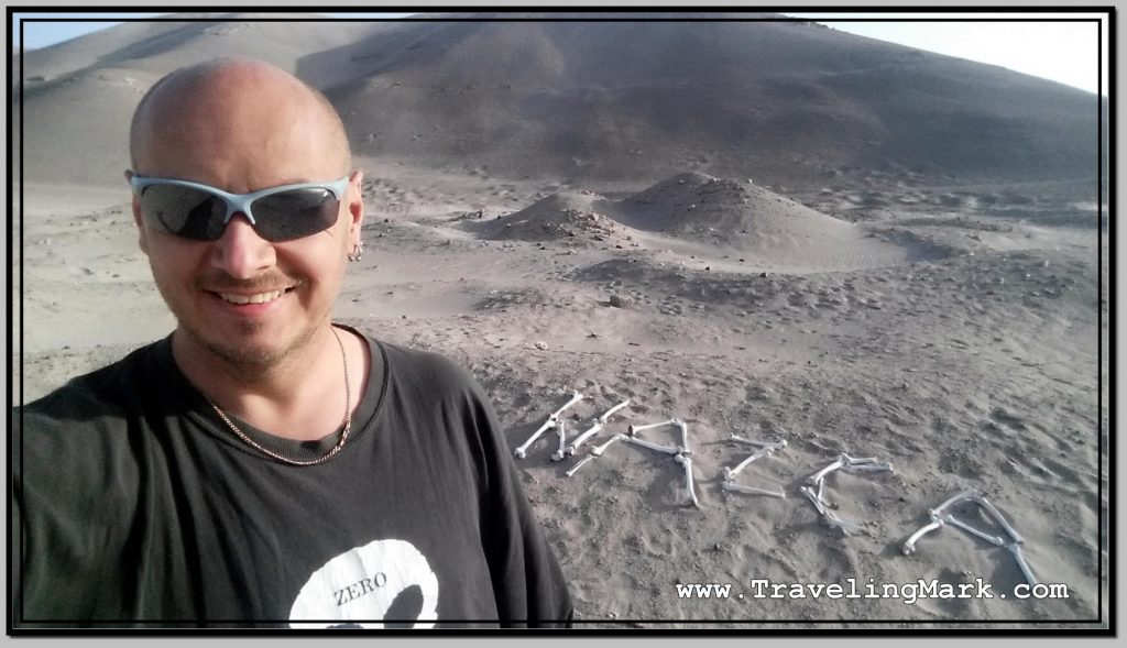 Photo: Nazca Sign Built from Sun Bleached Bones