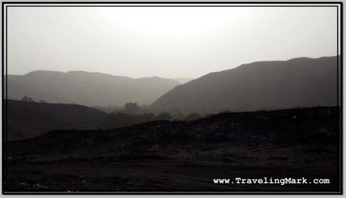 Photo: Landscape Around Desert Cemetery Is Very Moon Like