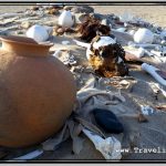 Photo: The Living Left Dead with Pottery Filled with Food Such As Corn for the Deceased