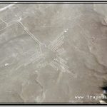 Photo: Nazca Lines Closeup Image of Hummingbird (Colibri)