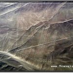 Photo: Nazca Geoglyph Image of Monkey (Mono) with Neaby Decorative Lines