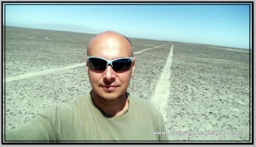 Photo: Selfie at Nazca Runways