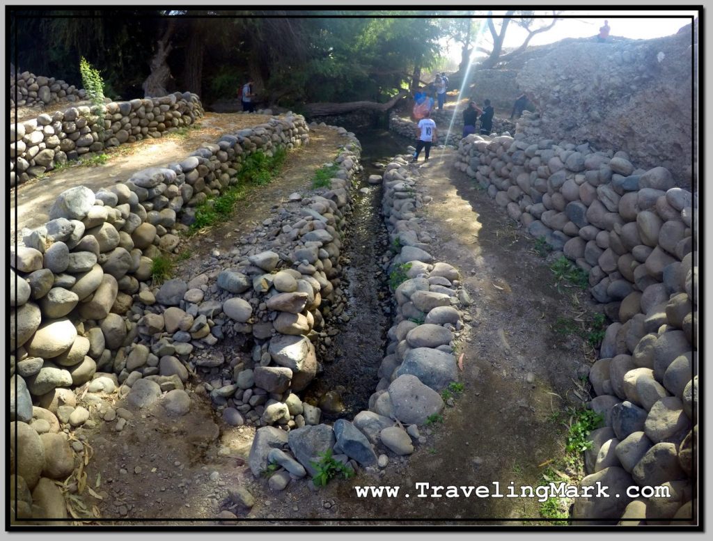 Photo: Water Inside Ocongalla Aqueducts Is Safe to Drink But Is Used for Irrigation