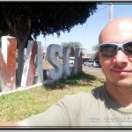 Photo: Traveling Mark at City Sign of Nasca