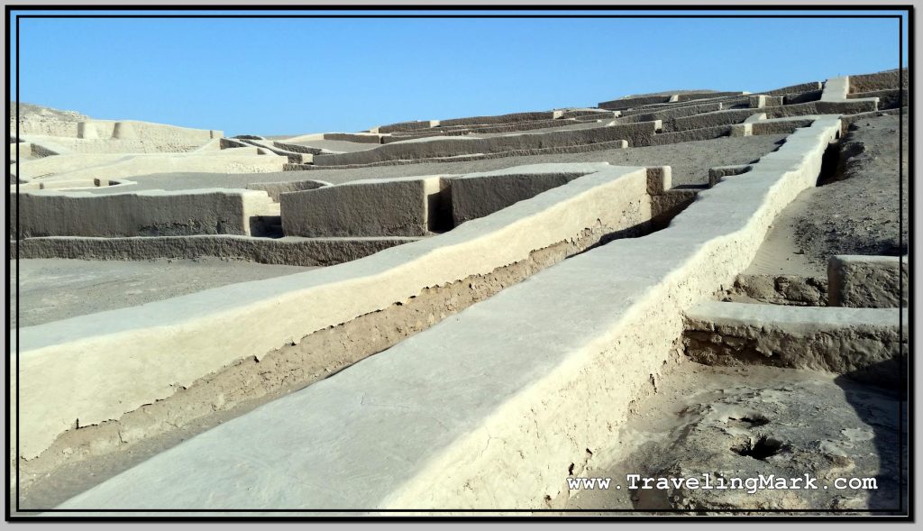 Photo: Walls of Ceremonial Center of Nazca Culture at Cahuachi