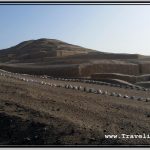 Photo: White Stones Mark the Walkway at Cahuachi Pyramids