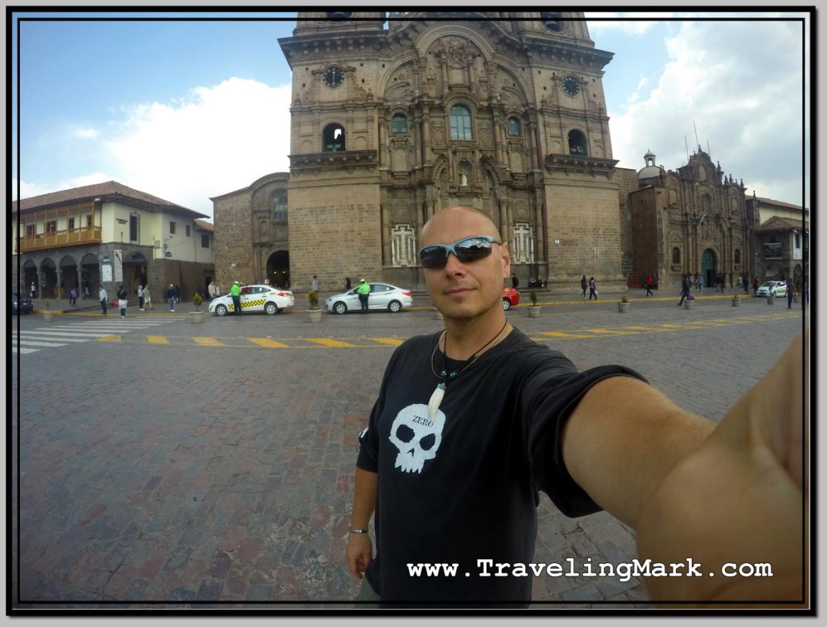 Photo: Selfie in Front of La Compañía de Jesús in Cusco, Peru
