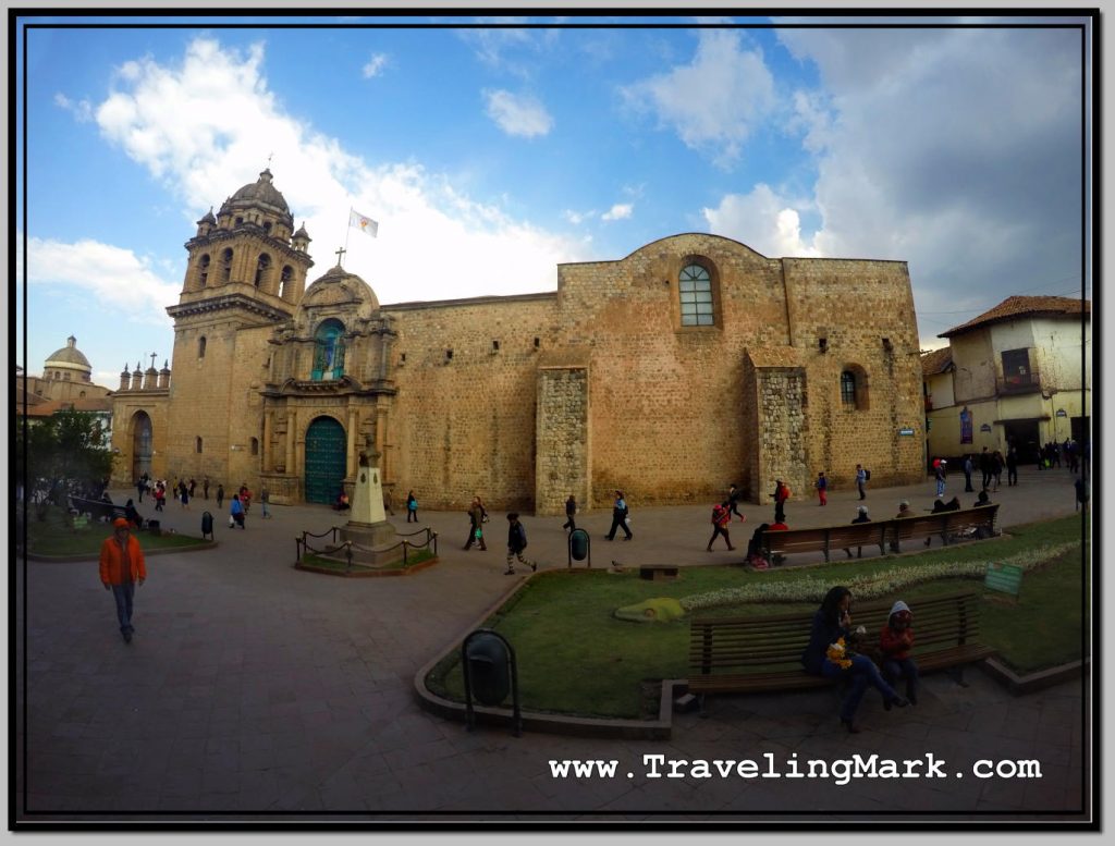 Photo: Snake Decoration in Front of El Convento de la Merced in Cusco