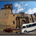 Photo: Busy Traffic in Front of Convent of Santo Domingo in Cusco
