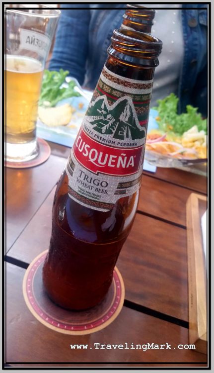 Photo: Bottle of Cusqueña - Peruvian Beer Out of Cusco Photo: Bottle of Cusqueña - Peruvian Beer Out of Cusco