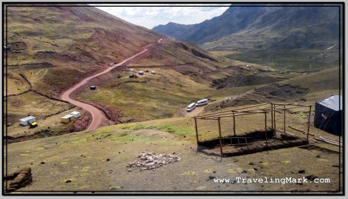 Photo: Drivable Section of the Road Leading up to the Rainbow Mountain Trail