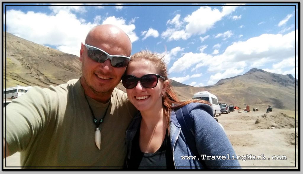 Photo: This Is Emma, She Is British, We Climbed Part of the Rainbow Mountain Trail Together