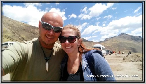 Photo: This Is Emma, She Is British, We Climber Part of the Rainbow Mountain Trail Together