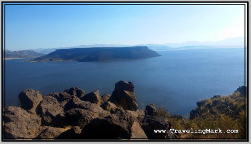 Photo: Flat Top Island on Lake Umayo