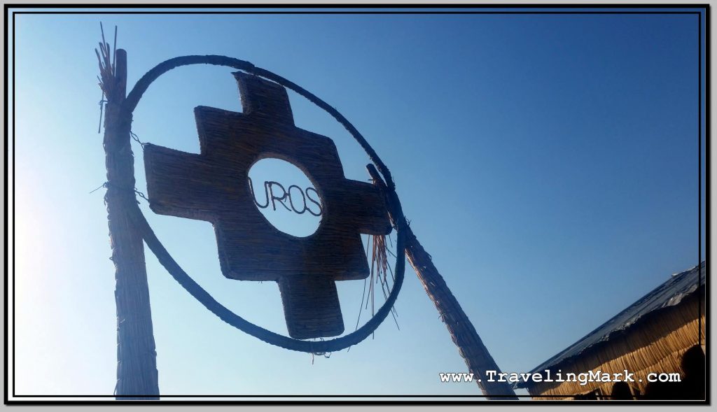 Photo: Floating Uros Islands on Lake Titicaca Near Puno in Peru