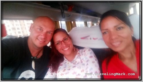 Photo: The Only Image I Took with Venezuelan Girls on Civa Bus Turned Out Blurred