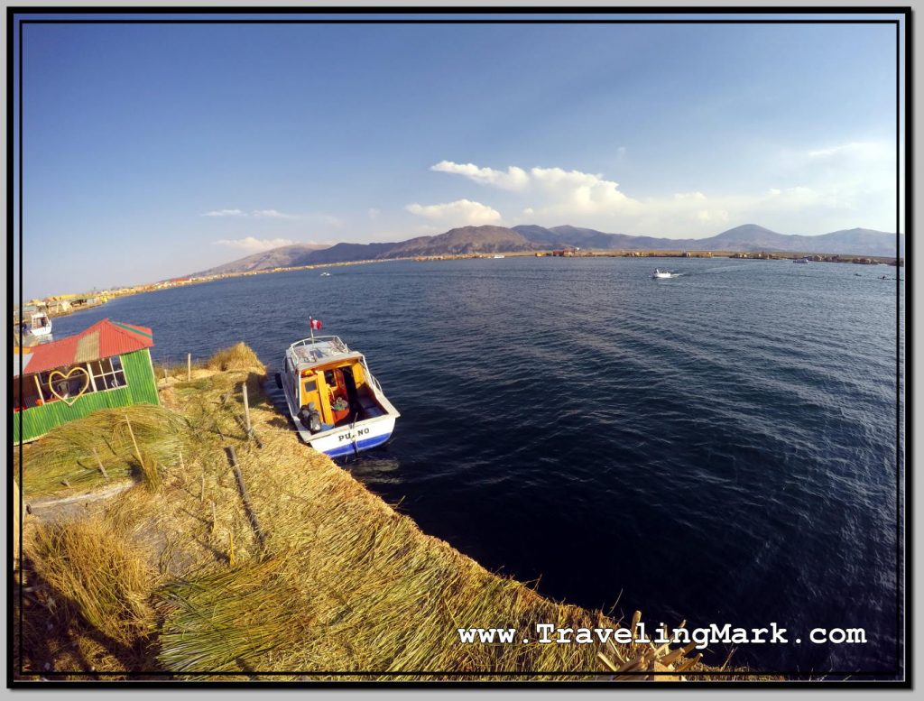 Photo: Our Boat Before Return Ride Back to Puno from Uros Island