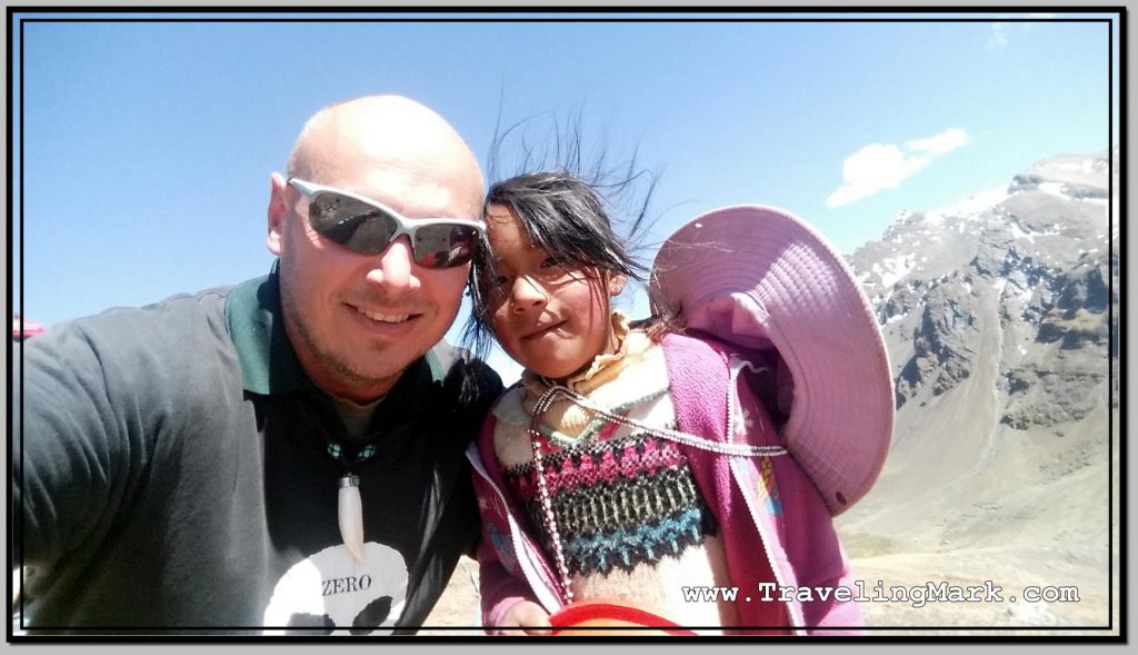 Photo: Indigenous Girl I Met on the Way to the Rainbow Mountain